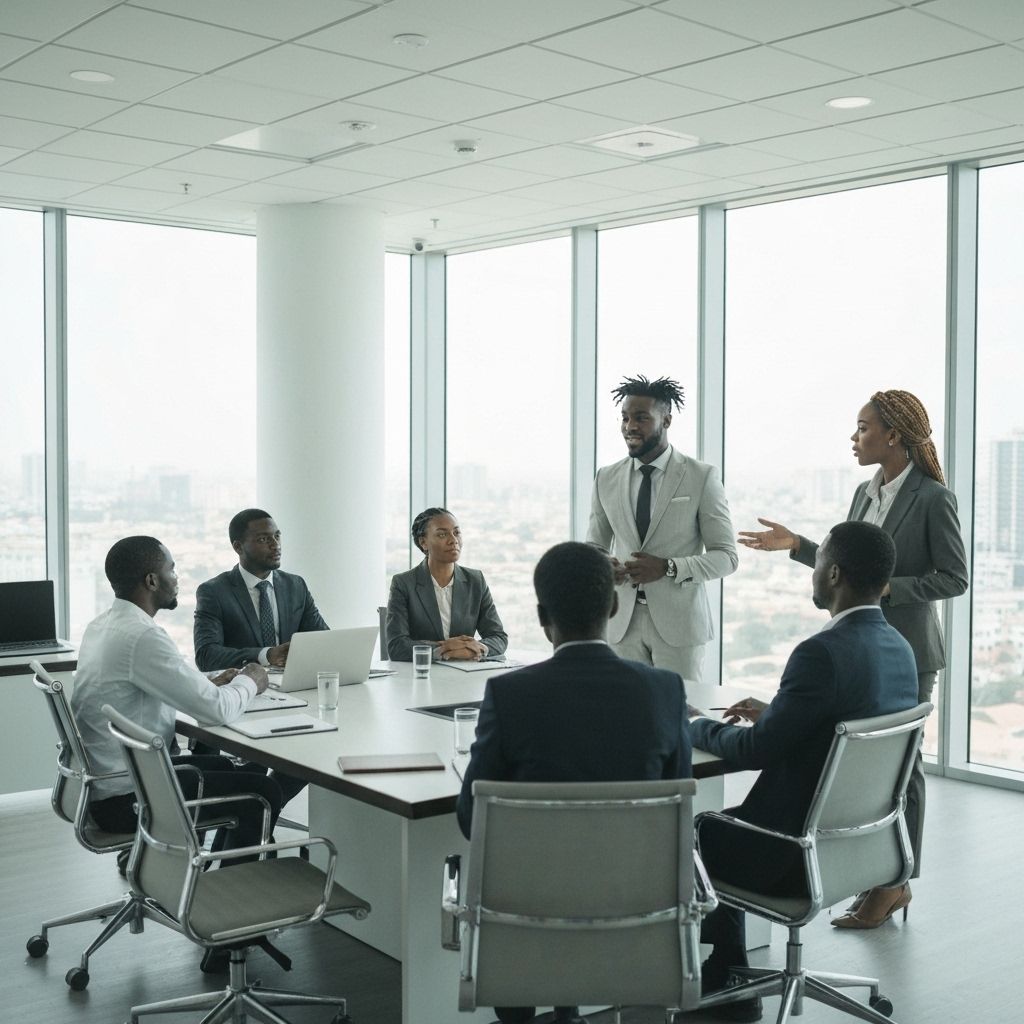 Professional business environment